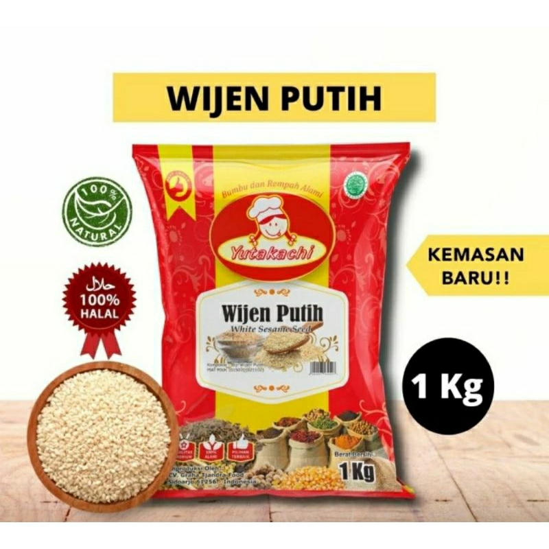 

Wijen Putih Yutakachi (1 kg)