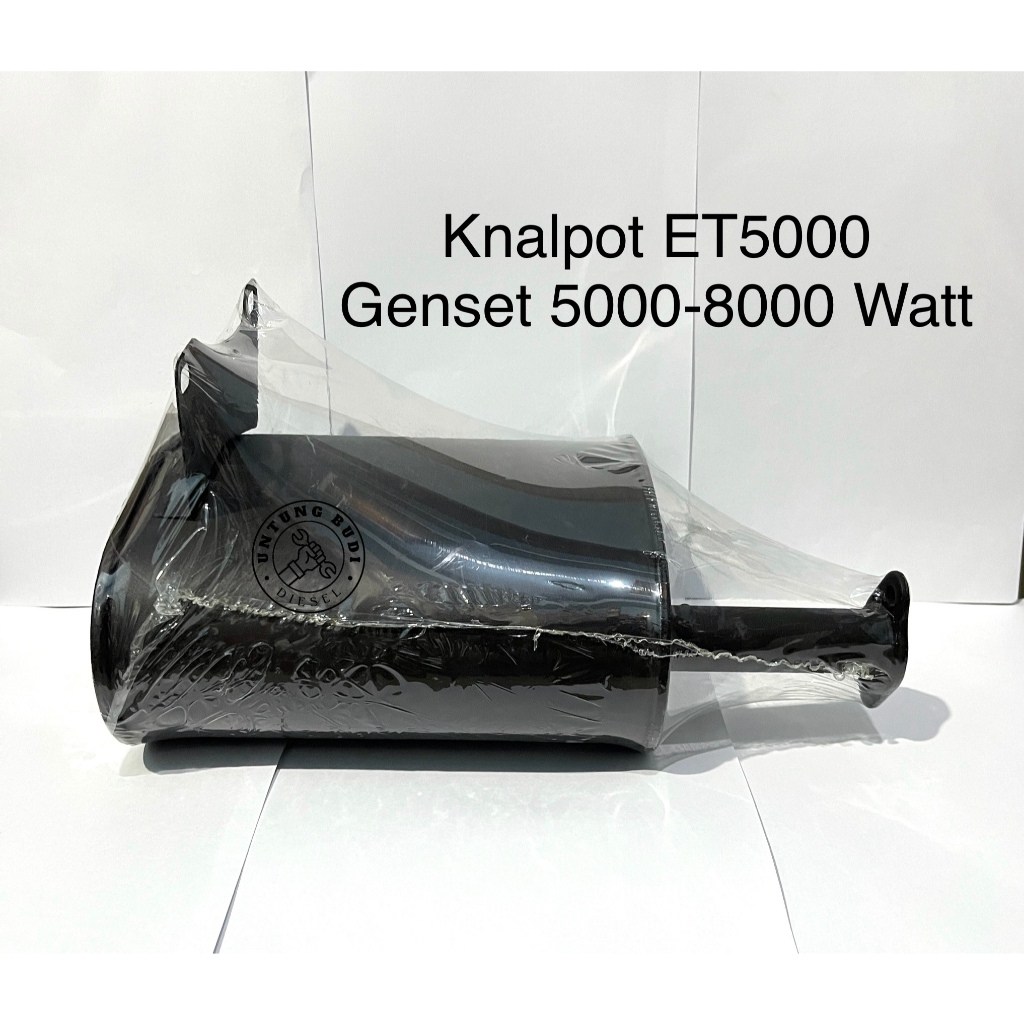 Knalpot ET5000 Exhaust Silencer Genset 5000-8000 Watt ET5500 ET6000 ET6500 ET7000 ET7500 ET8000 ET85