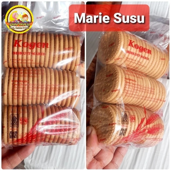 

Biskuit Khong Guan / MARIE SUSU 170 Gram - Duo Bocil Snack