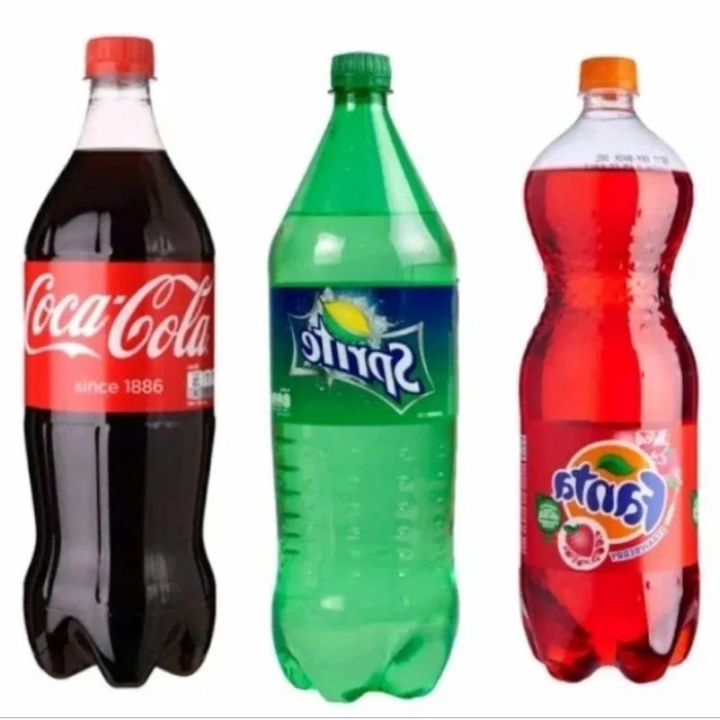 

Fanta Coca cola sprite 1 liter (ECER)