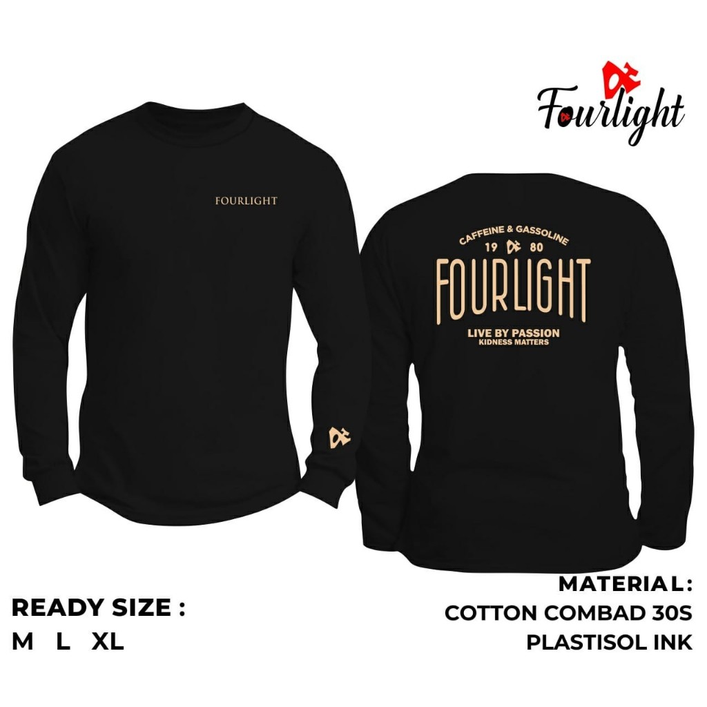 Kaos lengan panjang greenlight/kaos distro terbaik/kaos greenlight terbaru original ~TamaStore12