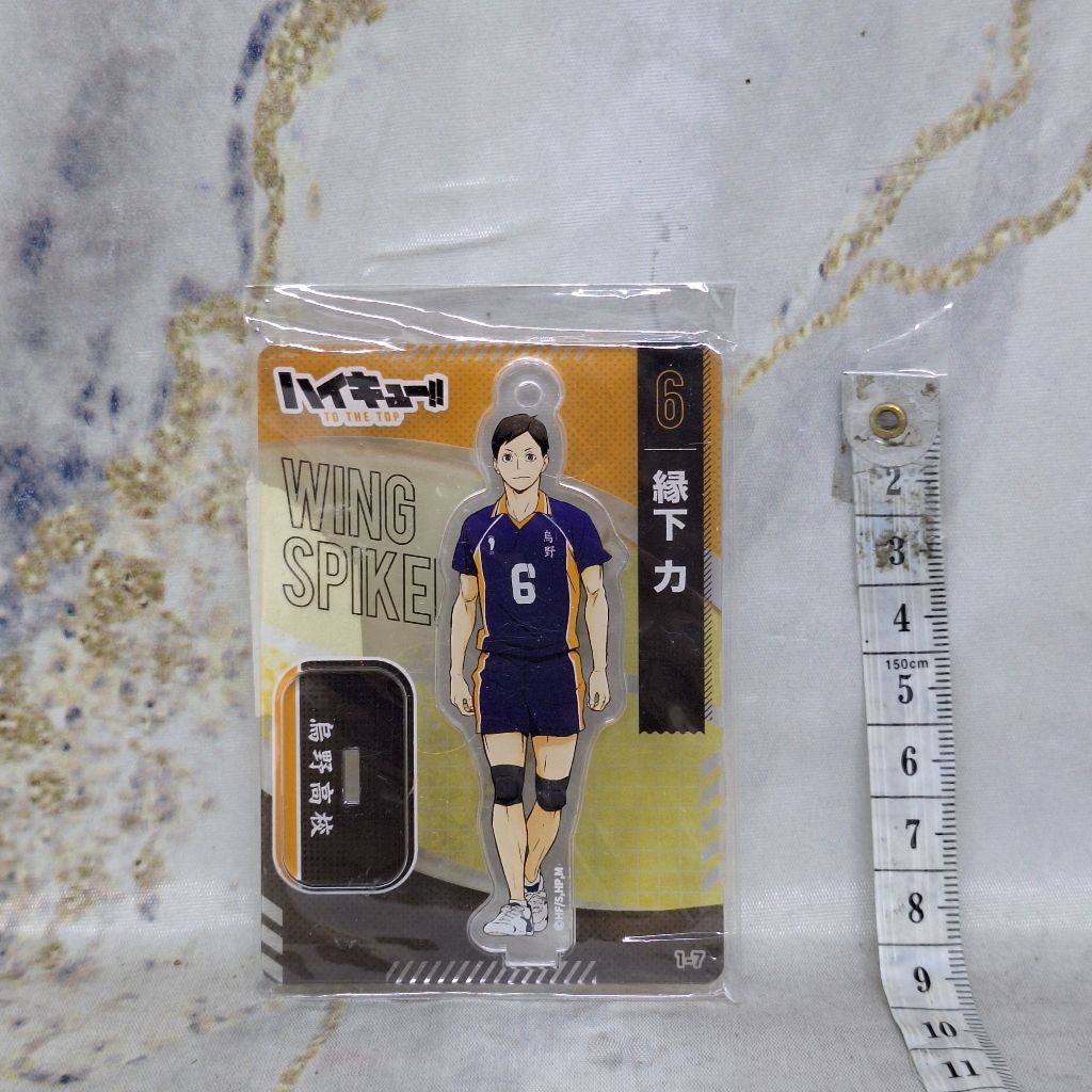 Haikyu Chikara Ennoshita Acrylic Stand 8 Cm Wing Spike Movic To The Top Haikyuu Akrilik Loose Pack