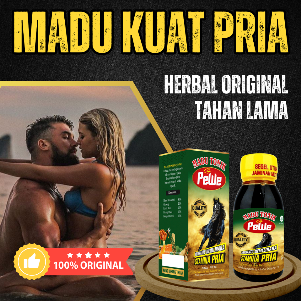 

MADU Tonik PEWE Madukuat Herbal Kuat Pria Tahan Lama Original 100% Penambah Stamina