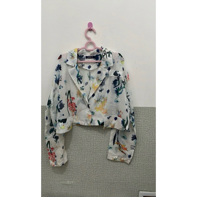 PL Blouse Flower Organza