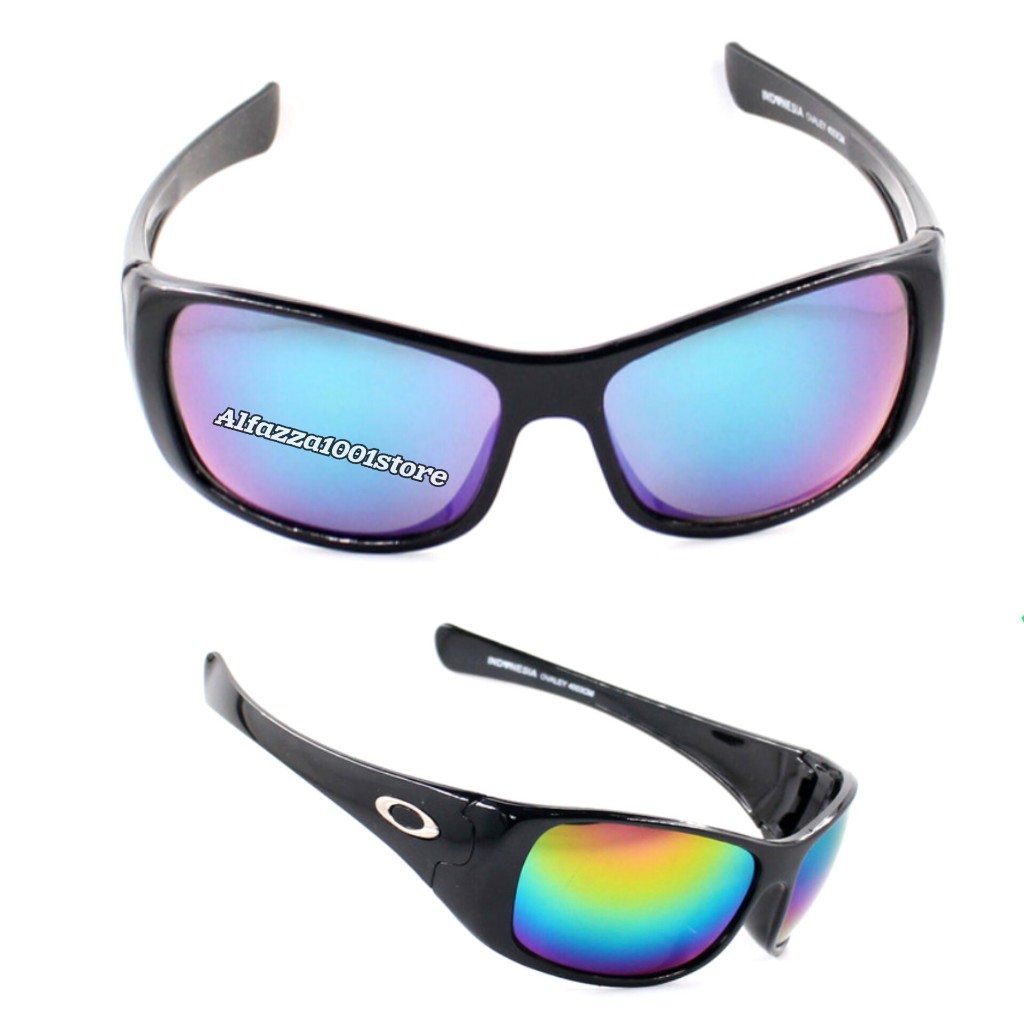OVL3003 - Kacamata Pria Sport Safety Bahan Full Plastik Lensa Mirror Cermin Ngepres Di Pakai Nyaman