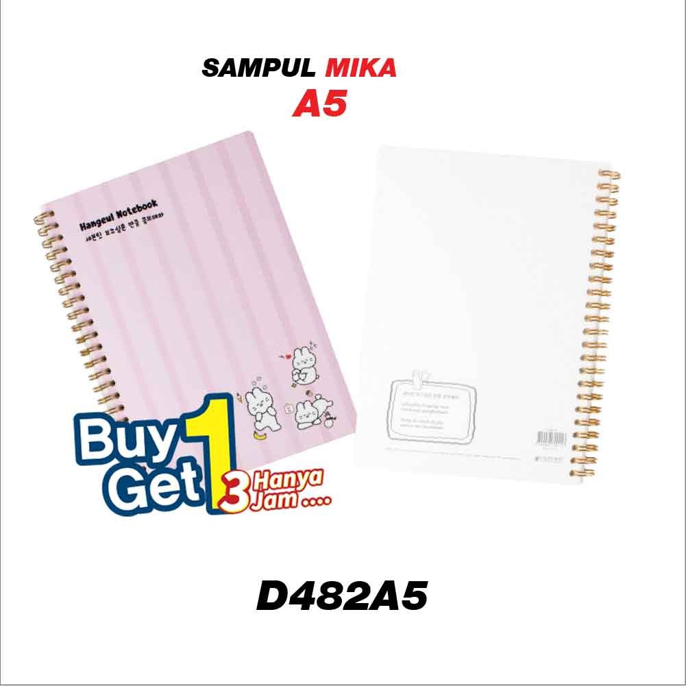 

Buy 1 Get 1 Free - Buku Tulis Hangeul Korea A5 Sampul Mika