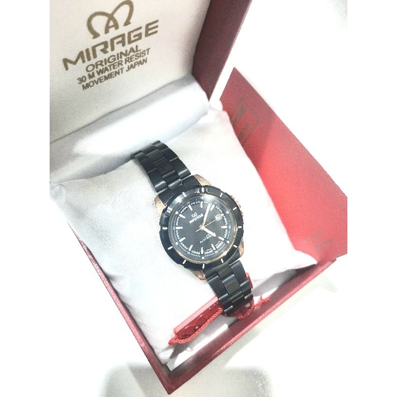Jam tangan wanita mirage original tahan air