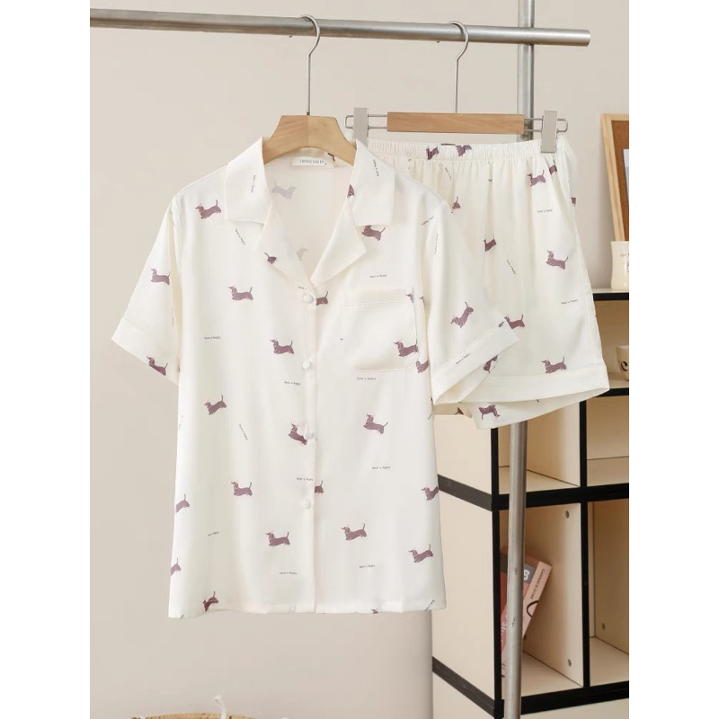 Diane Sally Baju Tidur Lengan Pendek Lengan Panjang / Diane Sally | Baju Tidur Piyama Celana Panjang