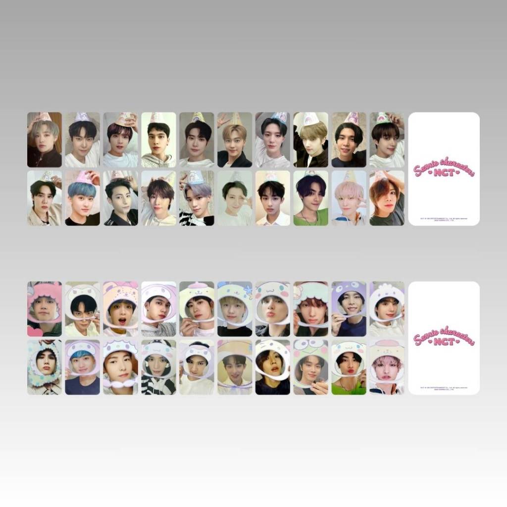 photocard nct 127 dream wayv sanrio pc premium chenle haechan jaemin jeno jisung mark renjun doyoung