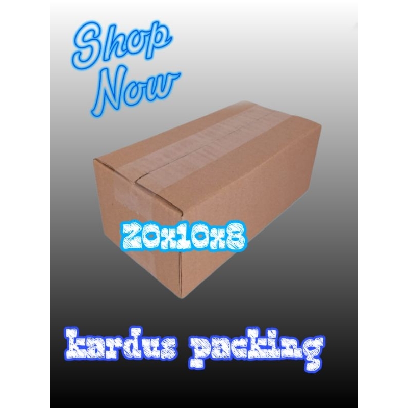 

kardus packing UK 20x10x8 kardus polos kardus kecil