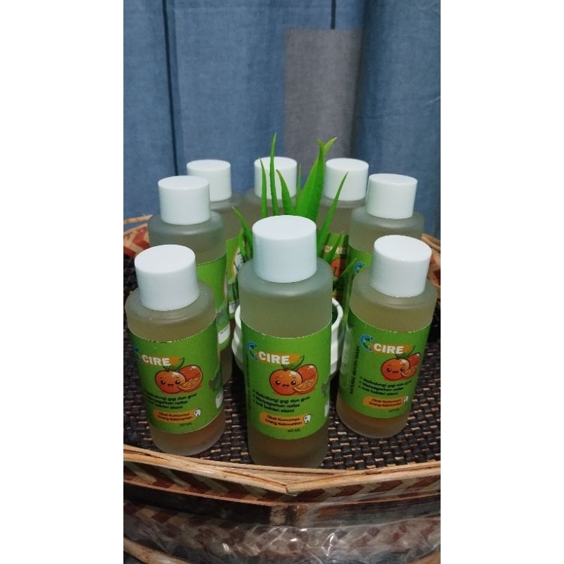 CIRE: Obat Kumur dari Jeruk Siam Banjar, anti karies gigi, bahan alami, aman ditelan.