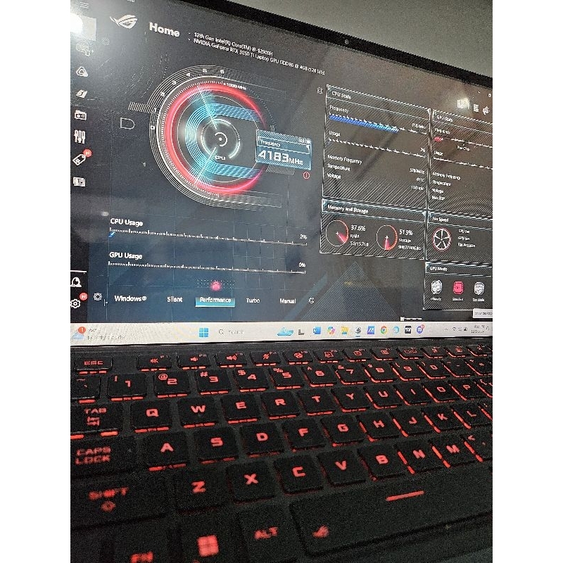 laptop 2 in 1 ROG FLOW Z13 16/2TB I9 RTX 3050 GARANSI RESMI ASUS