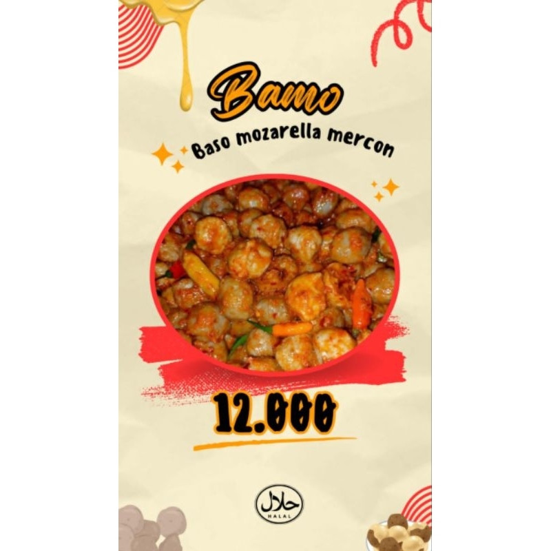 

bamo(bakso Mozarella)sambal merconn