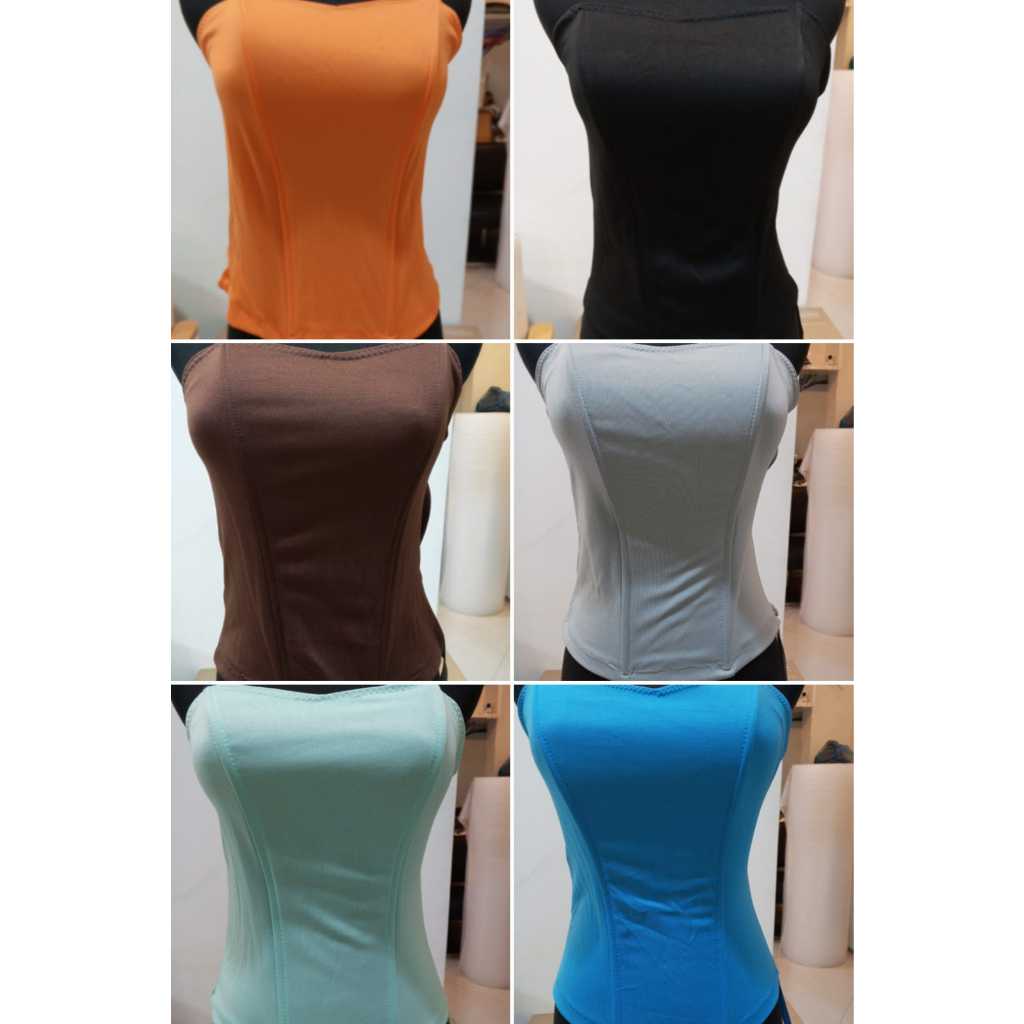Preloved Longtorso / Bustier / Kamisol Kebaya Kaos Model Kemben, Dalaman Kebaya