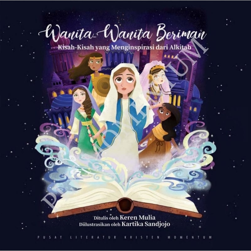 wanita wanita beriman oleh keren mulia buku cerita alkitab perempuan anak story bible book for child