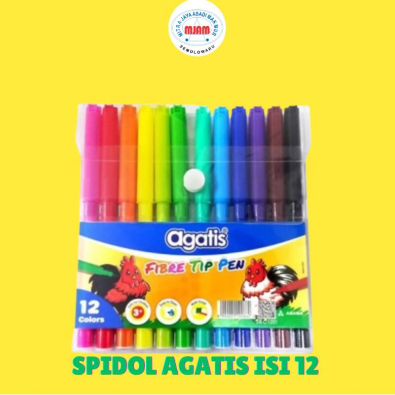 

Agatis Spidol Pen Fibr Tinggi Isi 12