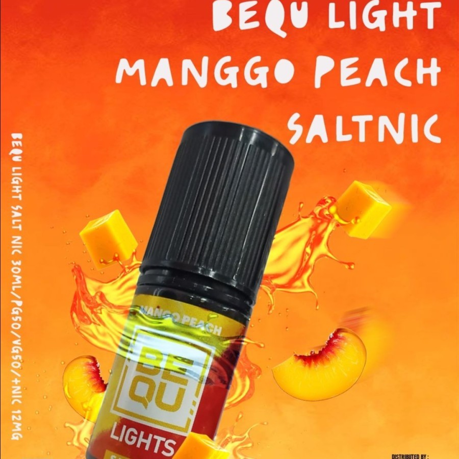 BEQU LIGHTS V2 MANGO PEACH SALTNIC - LIQUID BEKU LIGHTS V2 30ML