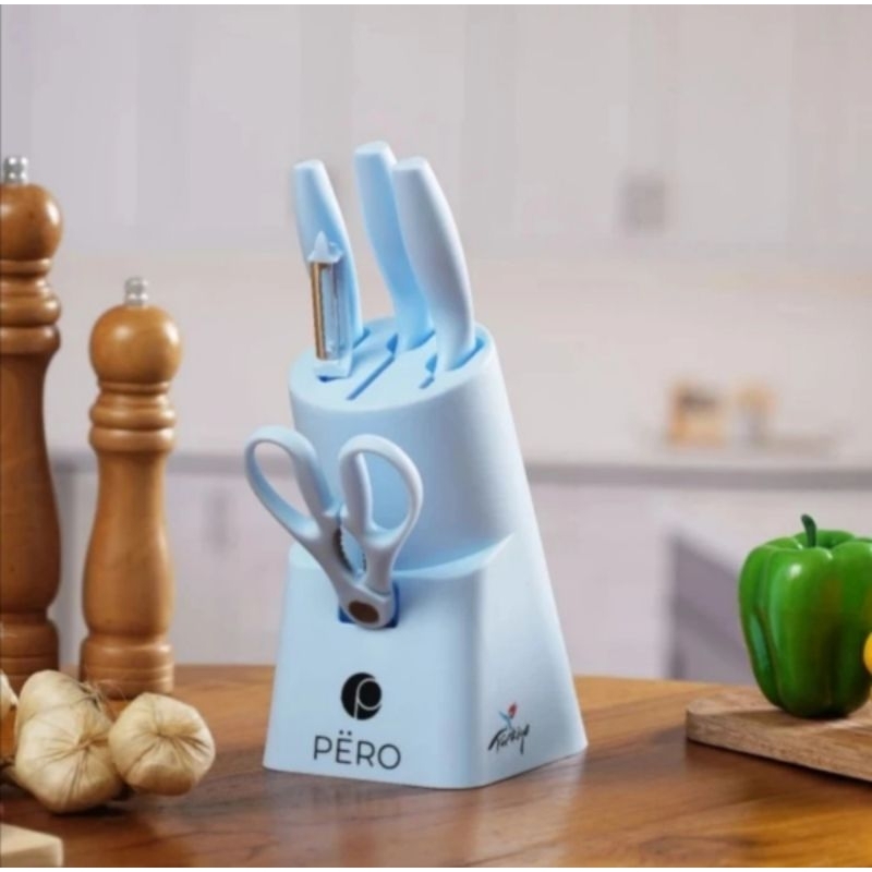 PERO GRANITE KNIFE SET OF 6 (Shopee Video)