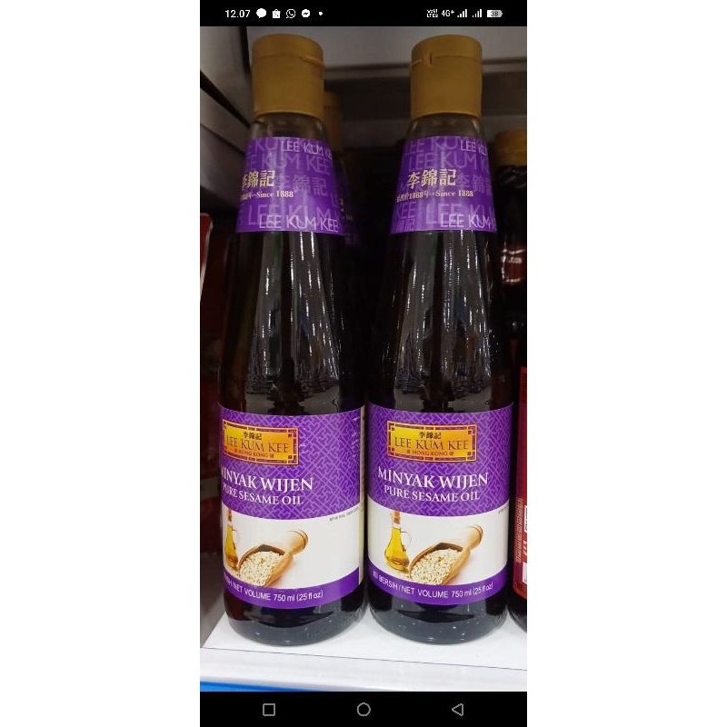

Lee Kum Kee Minyak Wijen Sesame Oil 750 ml