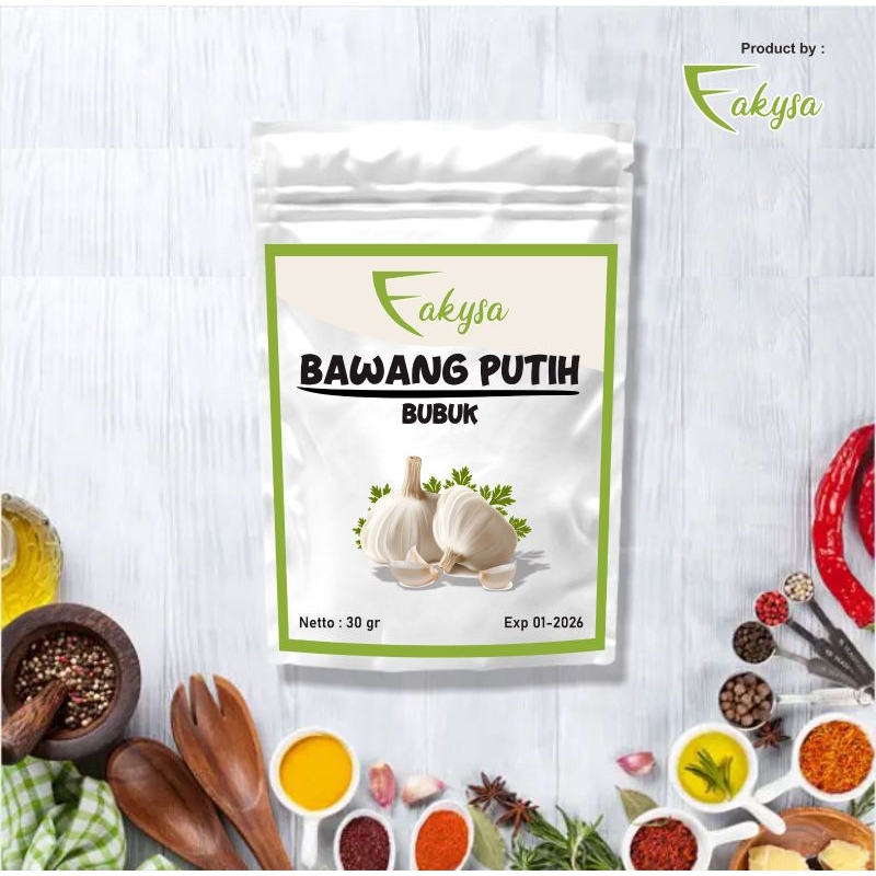 

Bawang Putih Bubuk Original Isi 30 Gr