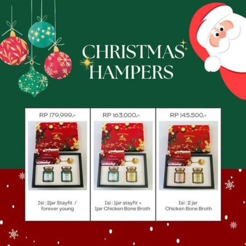 

Christmas Hampers Realfood Bersertifikat BPOM Halal isi 2 Jar
