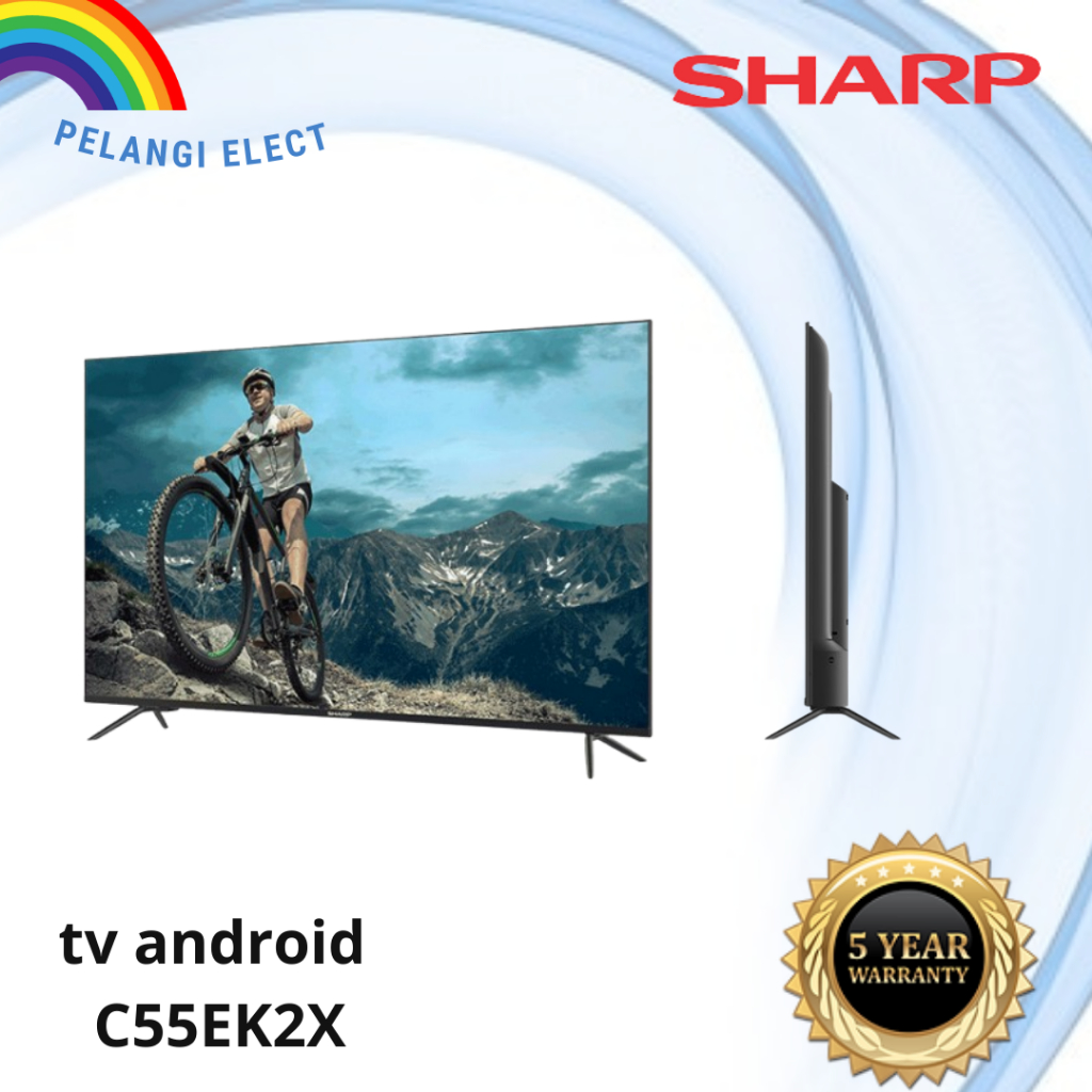TV SHARP 4T-C55EK2X LED TV ANDROID 55 INCH UHD 4K HDR