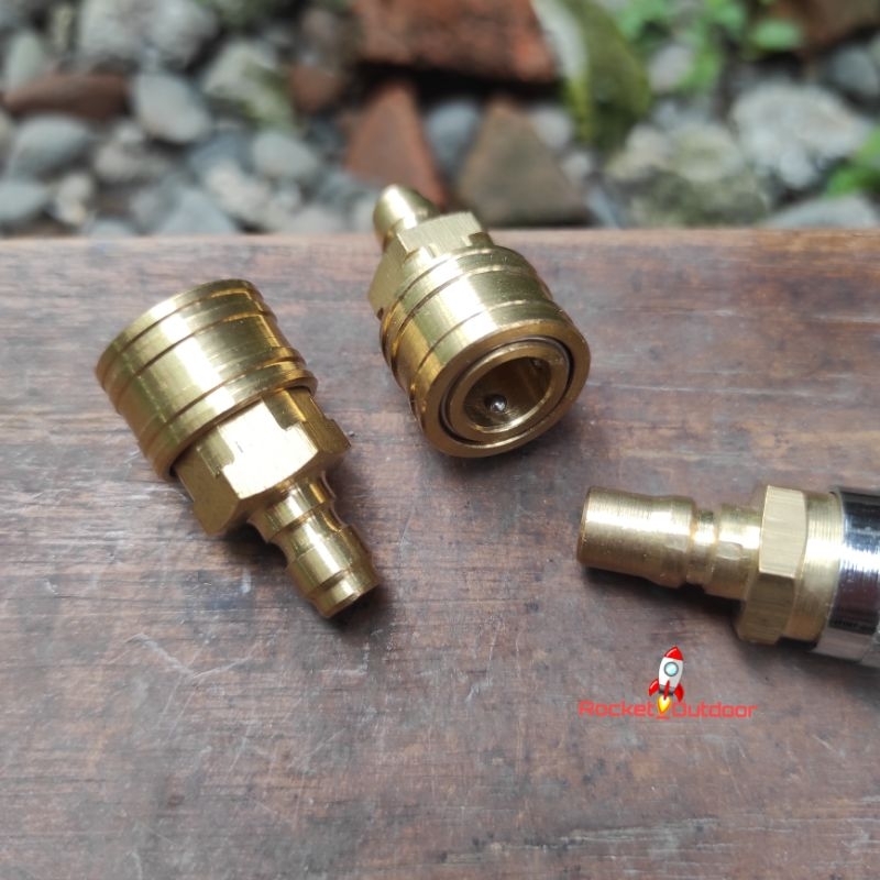 adapter sambungan kupler jantan mini betina 1tsm