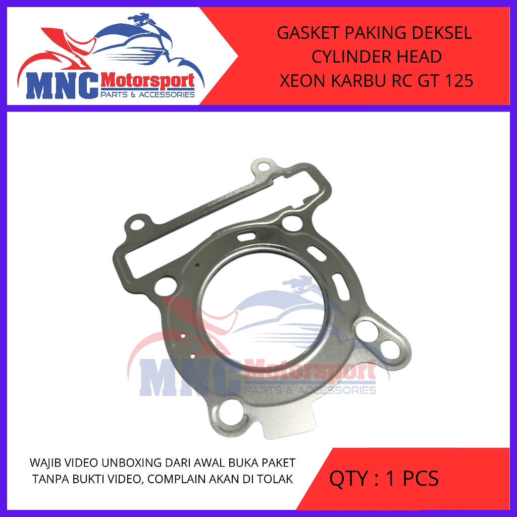 GASKET PAKING DEKSEL CYLINDER HEAD KC XEON KARBU XEON RC XEON GT 125