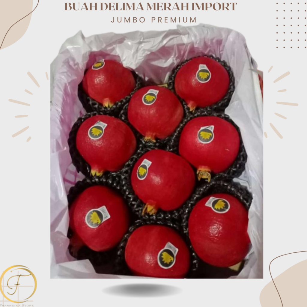 

Buah delima merah import premium JUMBO