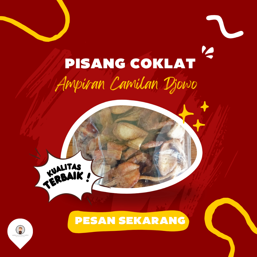 

Pisang Coklat Khas Lampung 150gr - Ampiran Camilan Djowo