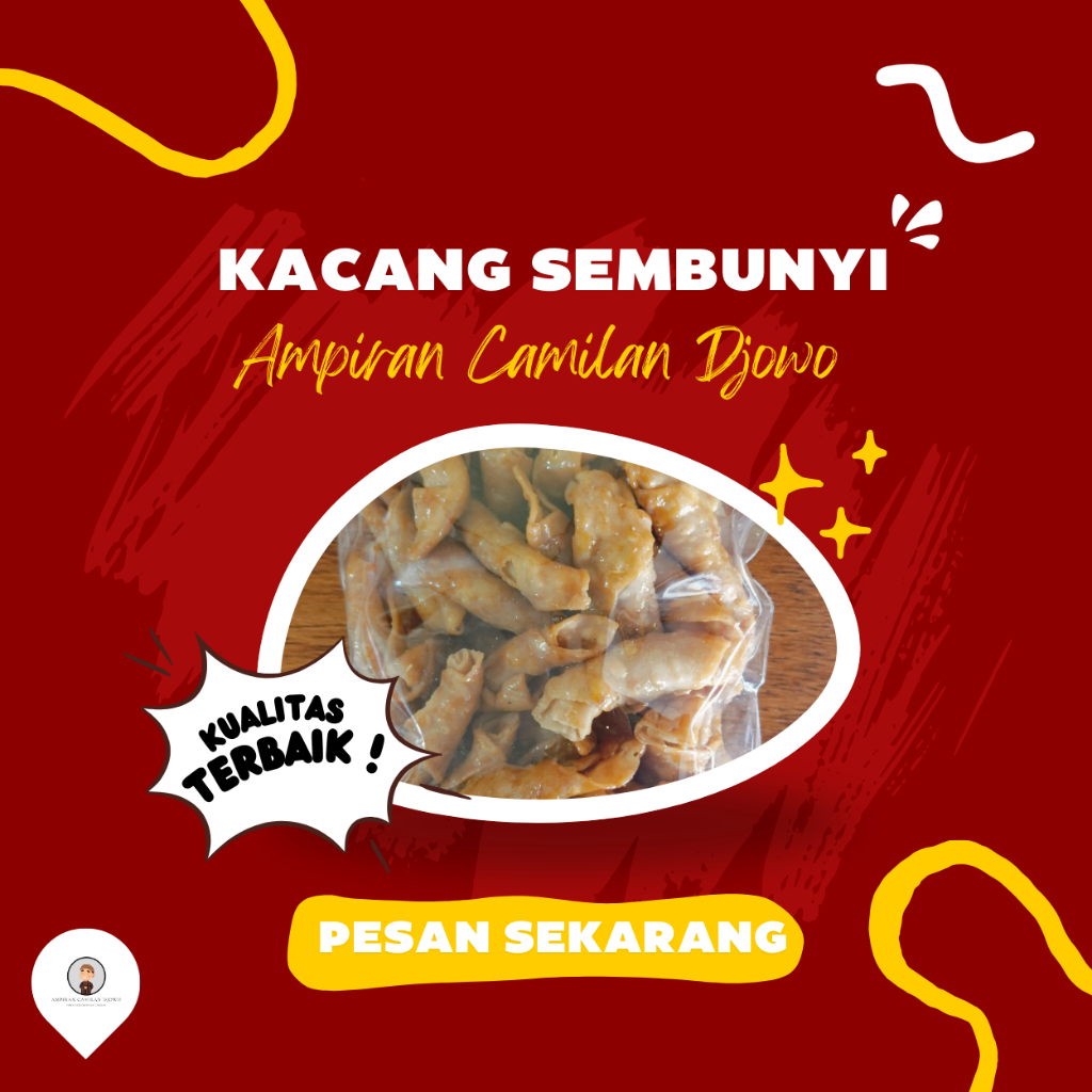 

kacang sembunyi manis 210gram kacang umpet manis - Ampiran Camilan Djowo