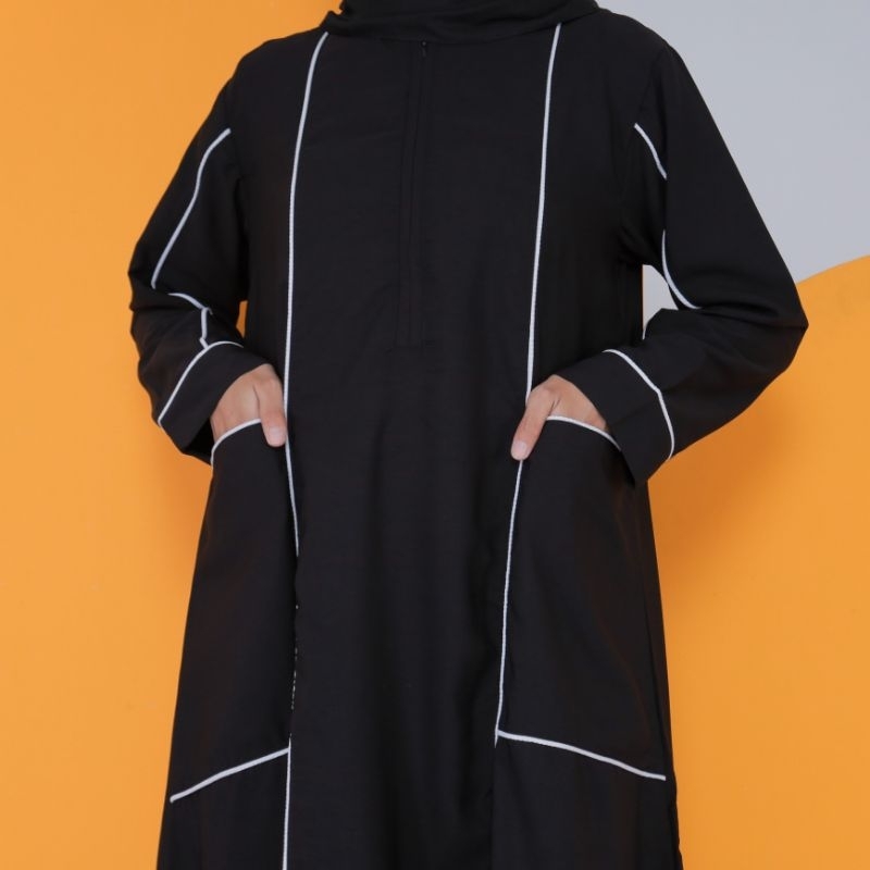 gamis wolfis premium nuraa dress abaya wolfis terbaru