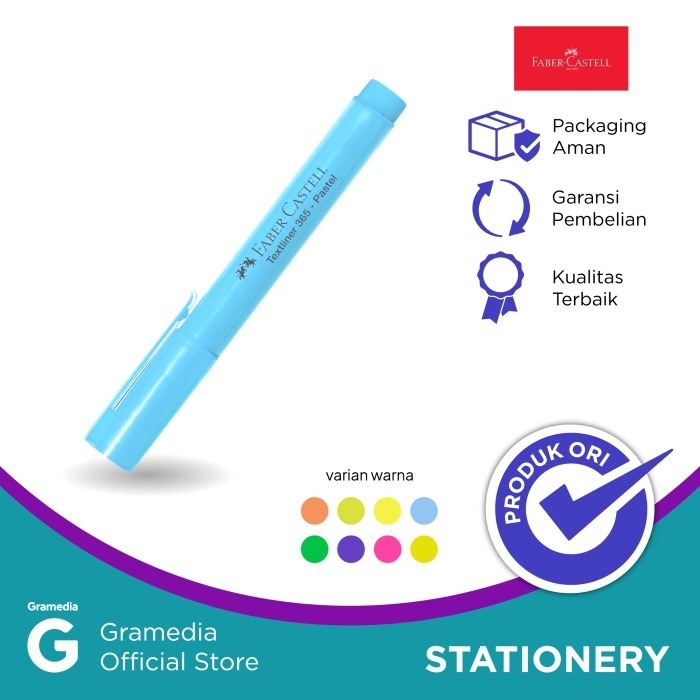 

Gramedia Karawaci - Faber-Castell Textliner 365 Pastel Sky Blue