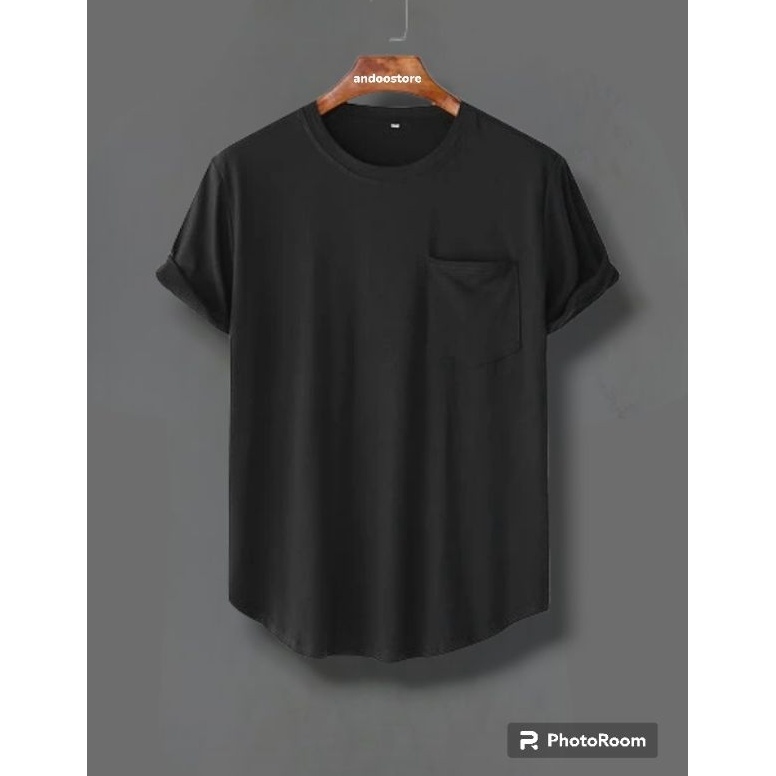 Tren Terbaru Kaos Lengan Pendek Oval Kantong Depan Premium Harga Terjangkau  Kaos Lengan Pendek  Kao