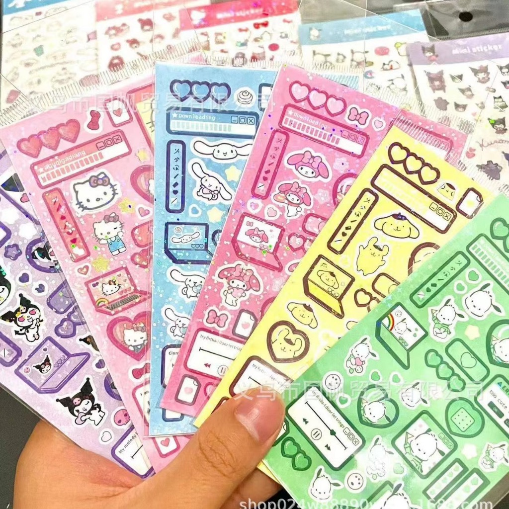 SL~Stiker Lucu Motif Kartun Korea Tempelan Stiker Lucu Korea