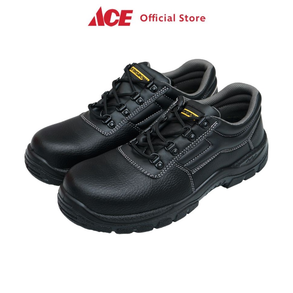 Tren Terbaru Krisbow Ukuran 4 Hercules Sepatu Pengaman 4 inci Srss  Hitam Safety Shoes Pengaman Kaki