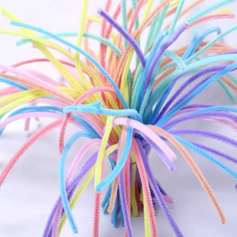 Kawat Bulu Pastel 100pcs Mix