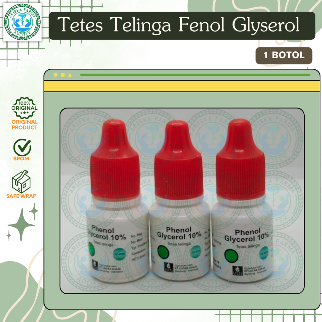 Tetes Telinga Fenol Glyserol per botol