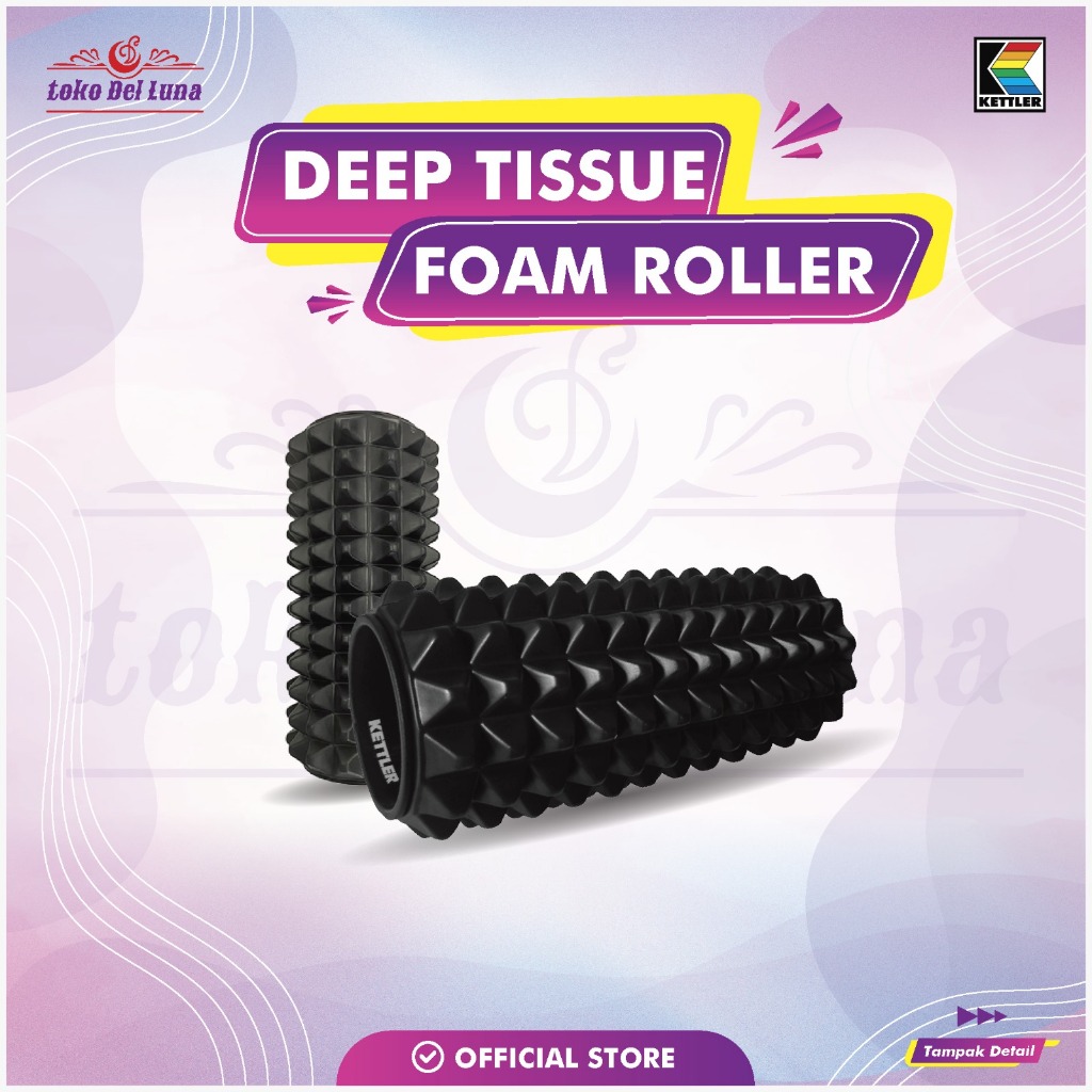 KETTLER FOAM ROLLER DURI HITAM