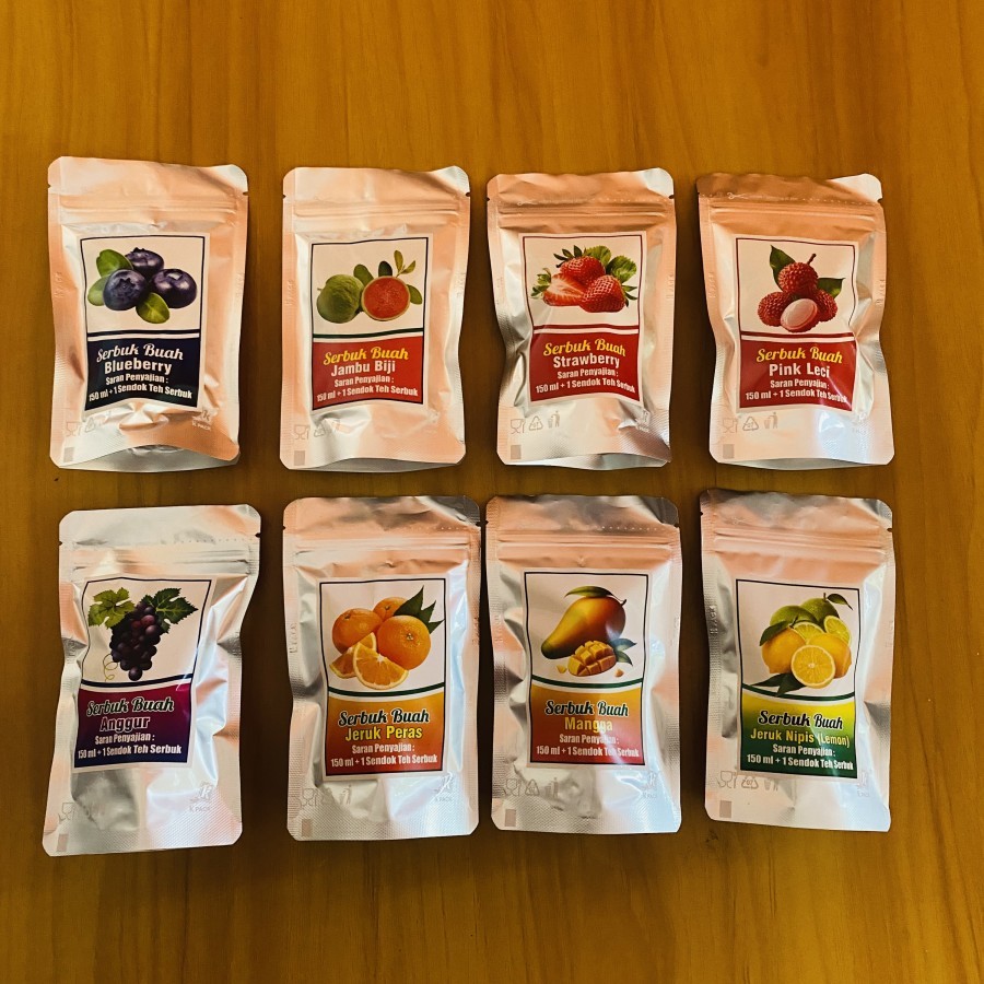 

Powder Minuman Rasa Buah 100gr - Praktis & Segar