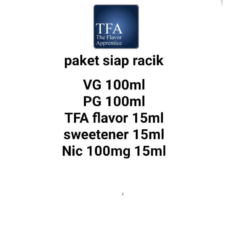 

paket siap racik TFA flavours