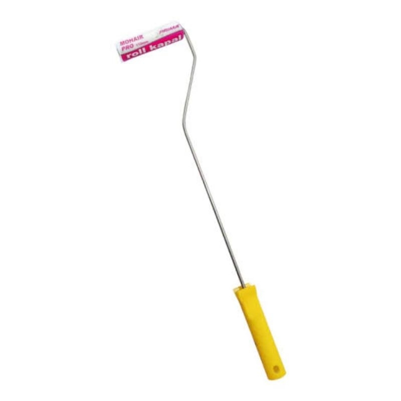 Kuas Kapal Roll Prima Mohair 4 inch untuk cat minyak, epoxy, dan PU