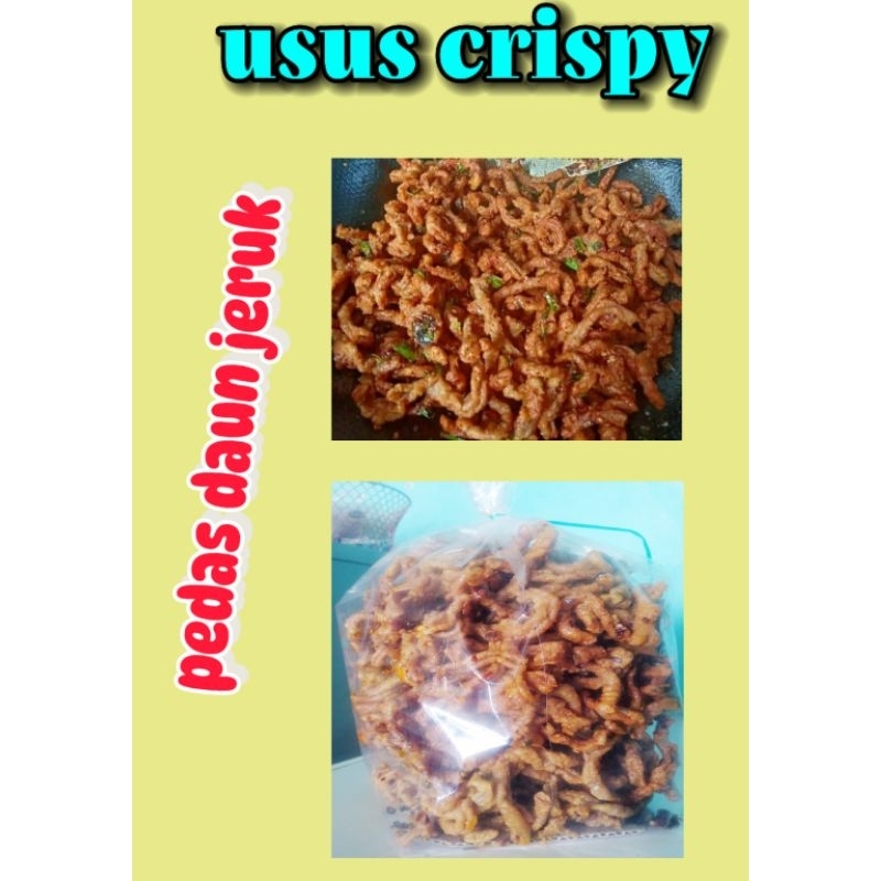 

Usus Crispy Pedas Daun Jeruk 250gr ( 1/4)