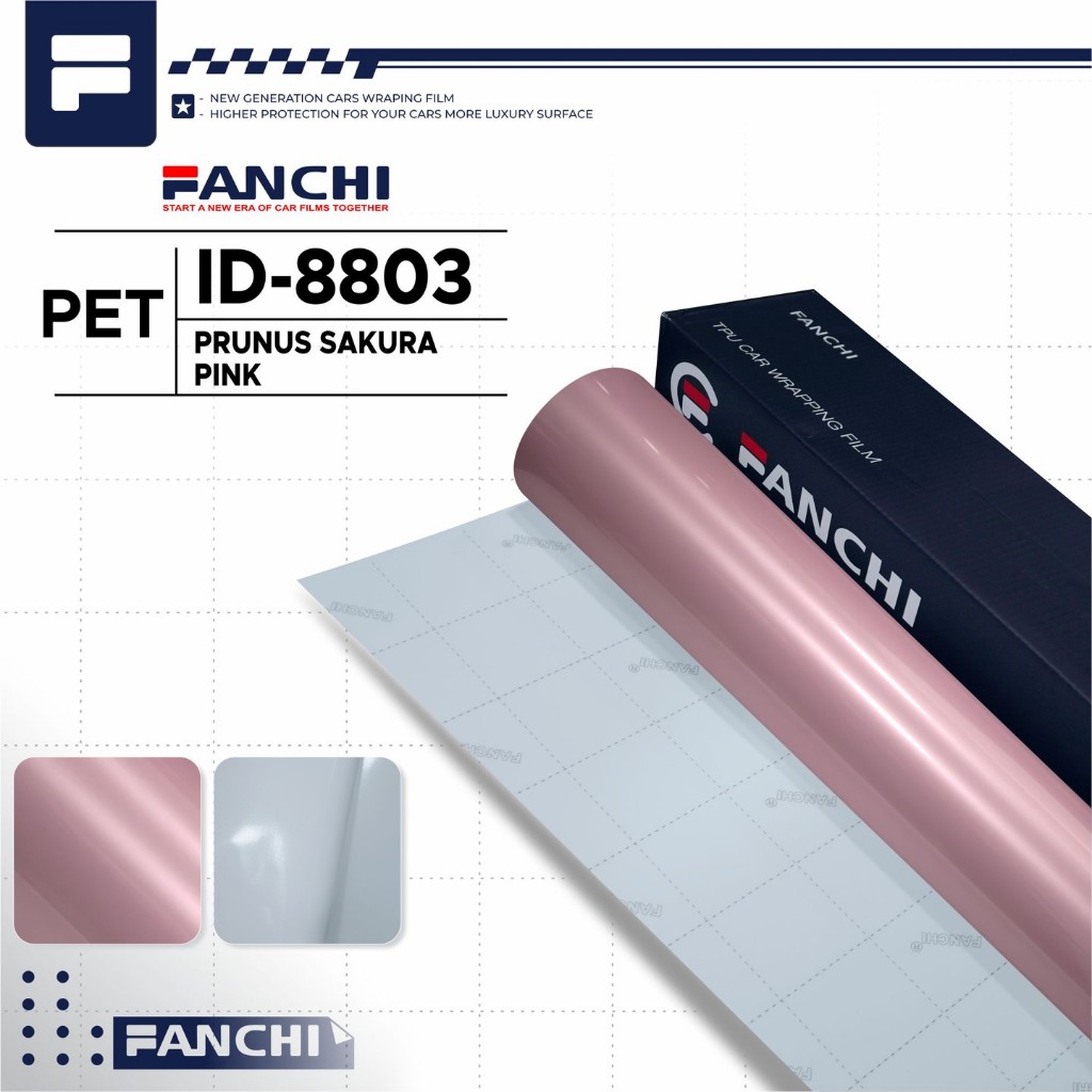 

ROLL 152CM Sticker FANCHI ID-8803 Prunus Sakura Pink PET 152CM ROLL