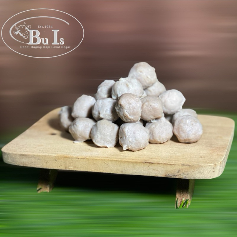 

bakso halus daging sapi premium Bu Is 10pcs