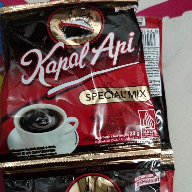 

kapal api special mix isi 10 sachet