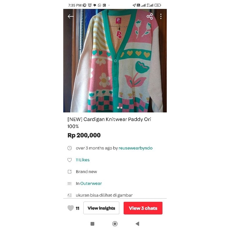 link cardigan knitwear paddy