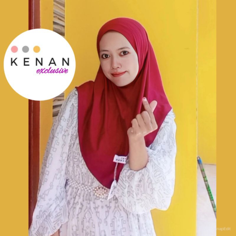 KENAN hijab non pet size M - hijab kenan clara non pet size M // kerudung non pet kenan ukuran M hij