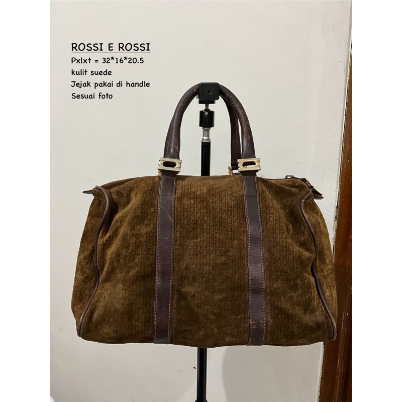 ROSSI E ROSSI handbag suede