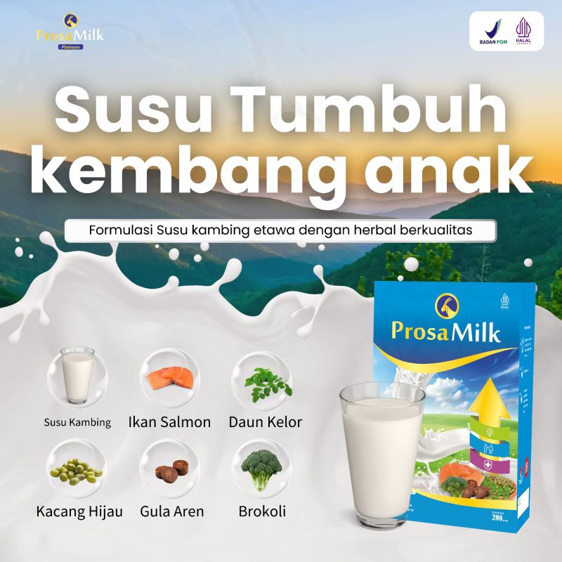 

ProsaMilk Platinum 4 dus BONUS kalender Susu Tumbuh Kembang Anak